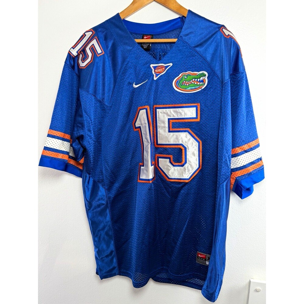 Nike Florida Gators Tim Tebow #15 Football Jersey Dri-FIT Blue XXL NCAA football